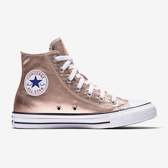 Converse | Shoes | Converse Chuck Taylor Rose Gold Metallic High Top |  Poshmark